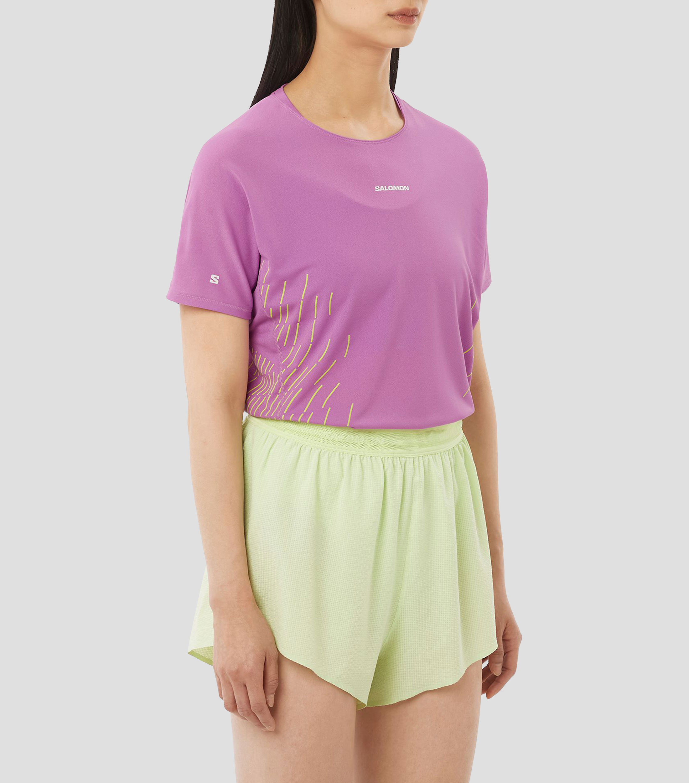 Playera para correr Sense Aero Graphic con estampado Mujer